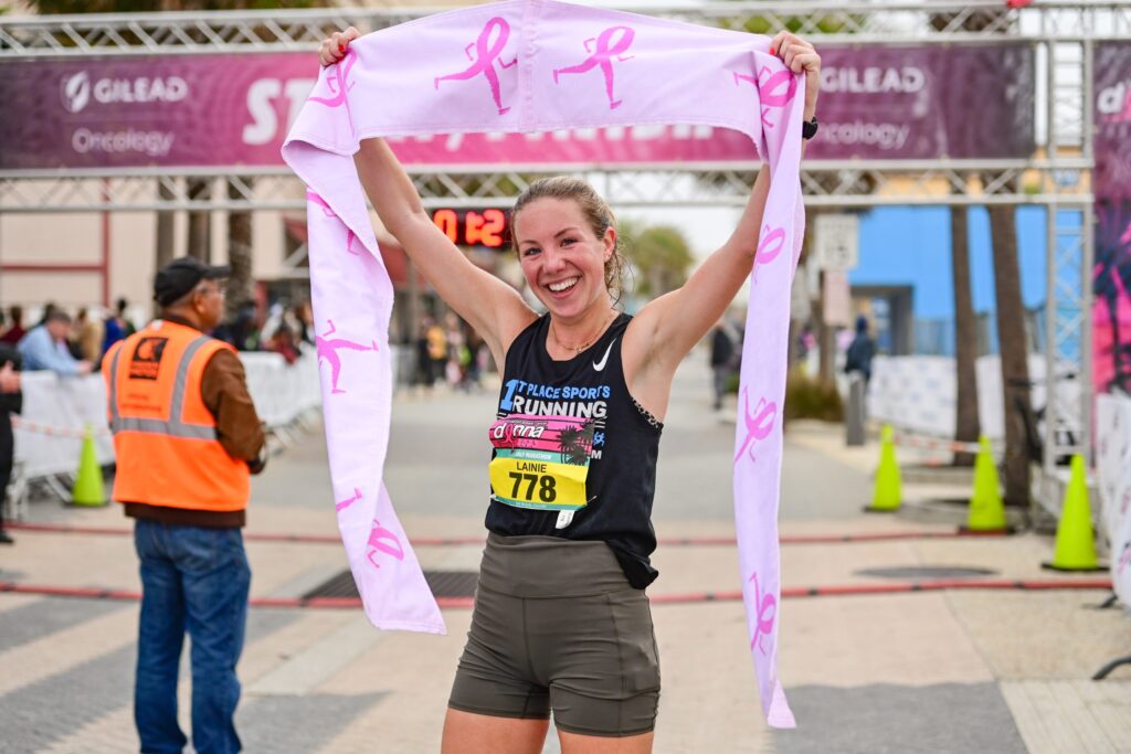 DONNA 2023 Half Marathon Champion Lainie Smith of Ponte Vedra