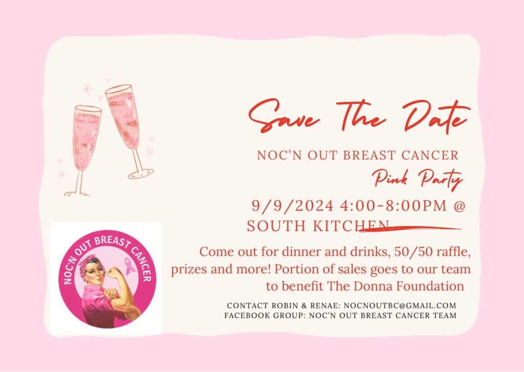 Noc'n Out Breast Cancer Pink Party