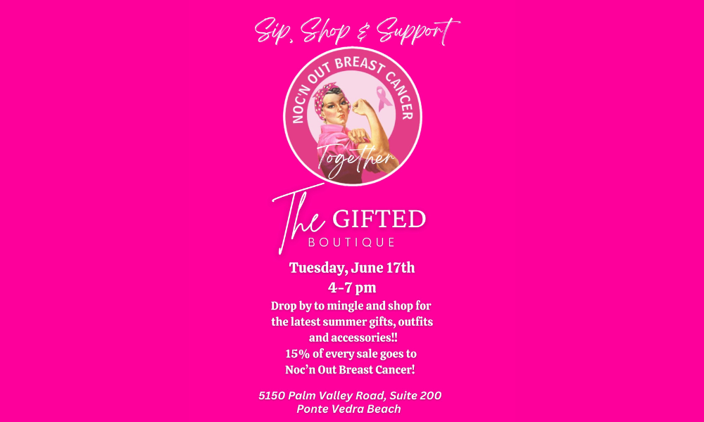 NocNOutSipShop2025-TDF NocOut Breast Cancer Sip and Shop 2025 Flyer